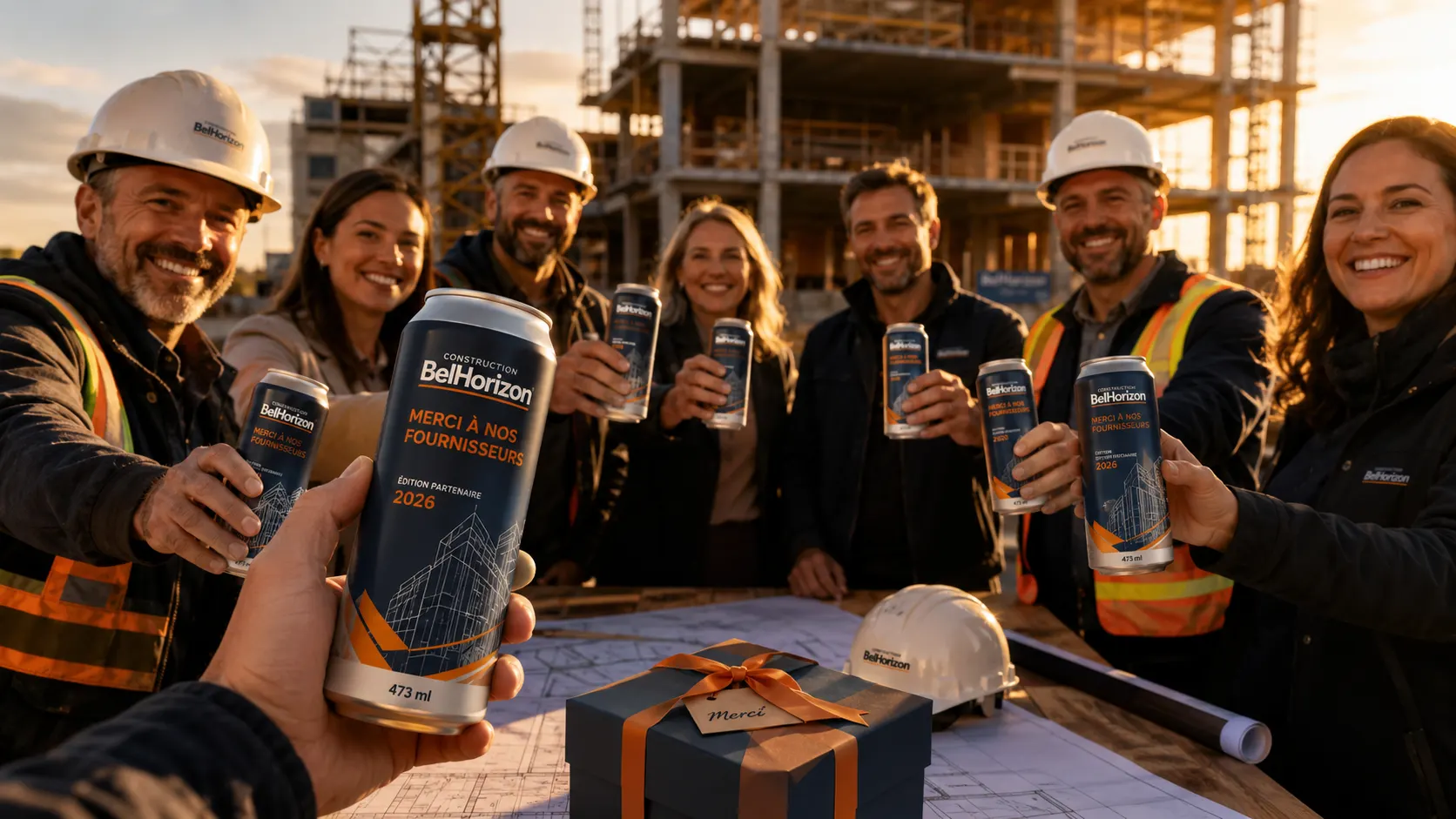 Canettes personnalisées corporatives Canettes de bière personnalisées avec logo d’entreprise pour événement corporatif